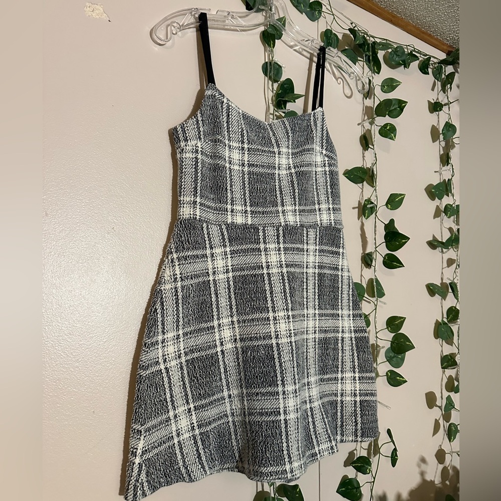 Urban Outfitters Monochrome Textured Mini Dress